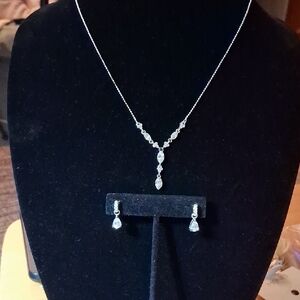 Monet Dainty Silver Set - Vintage New Old Stock